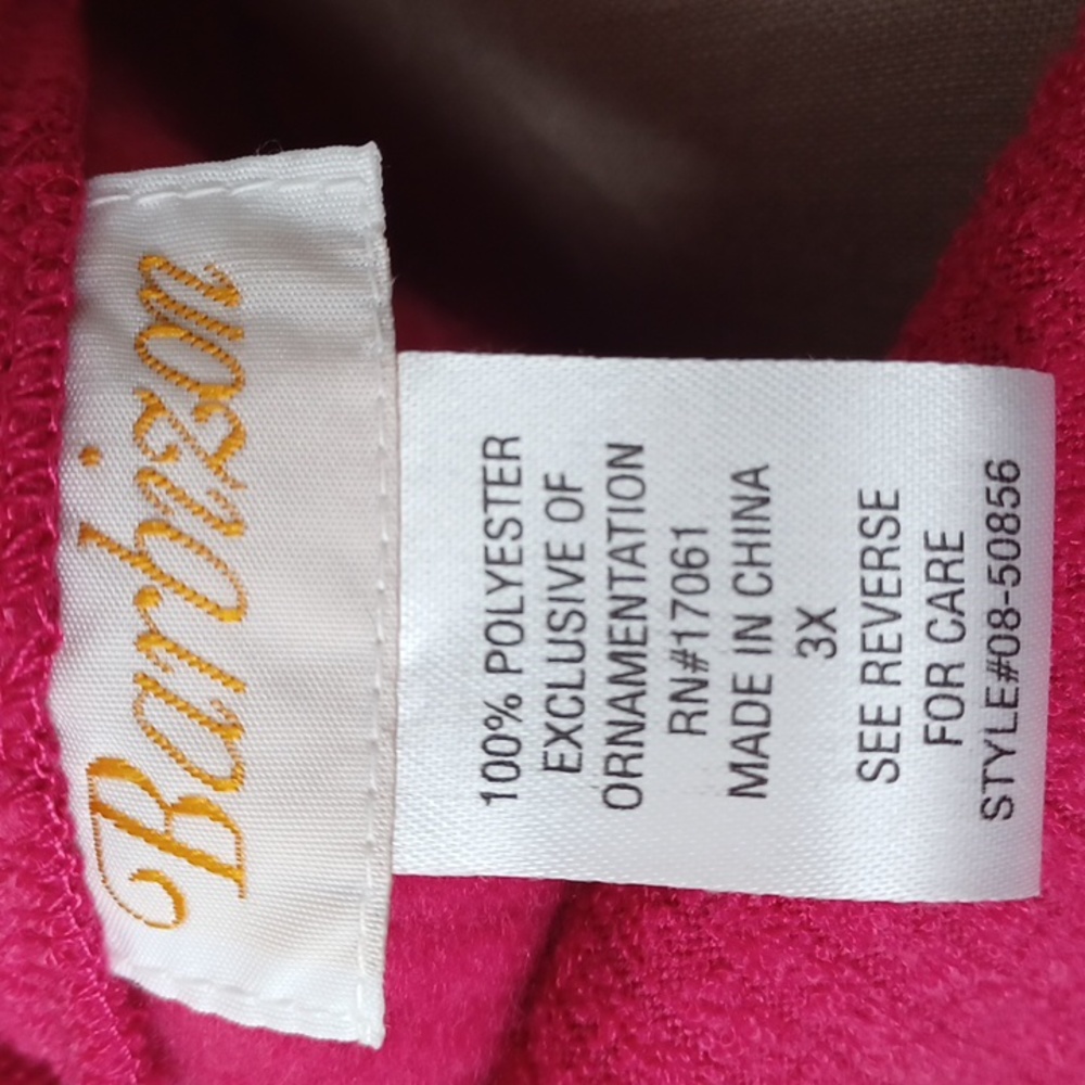 NWT-Barbizon Ruby Robe 3X - Picture 4 of 6